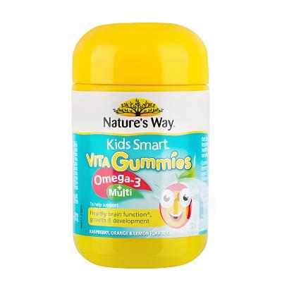 natures way佳思敏儿童鱼油+维生素软糖